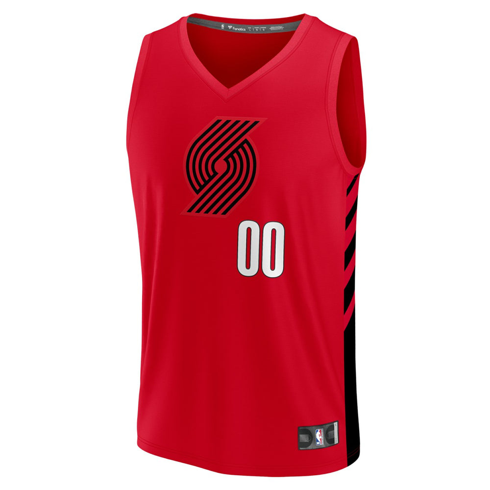 Fanatics Portland Trail Blazers Fast Break Custom Replica Jersey