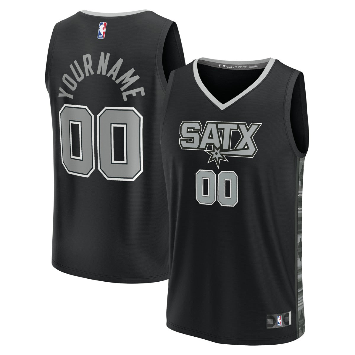Fanatics San Antonio Spurs Fast Break Custom Replica Jersey