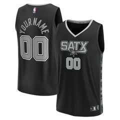 Fanatics San Antonio Spurs Fast Break Custom Replica Jersey