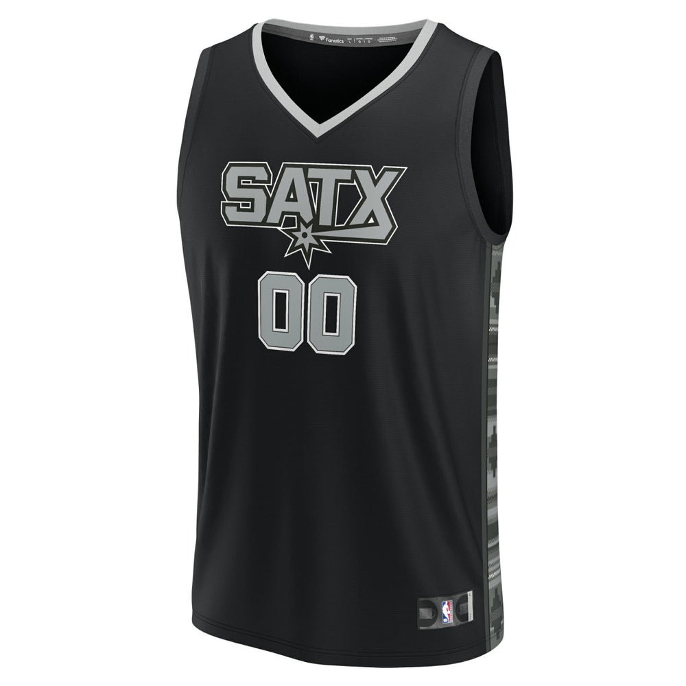Fanatics San Antonio Spurs Fast Break Custom Replica Jersey