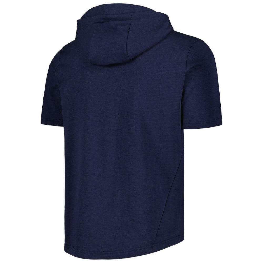 Navy Boston Red Sox Levelwear Recruit Full-Zip Short Sleeve Hoodie