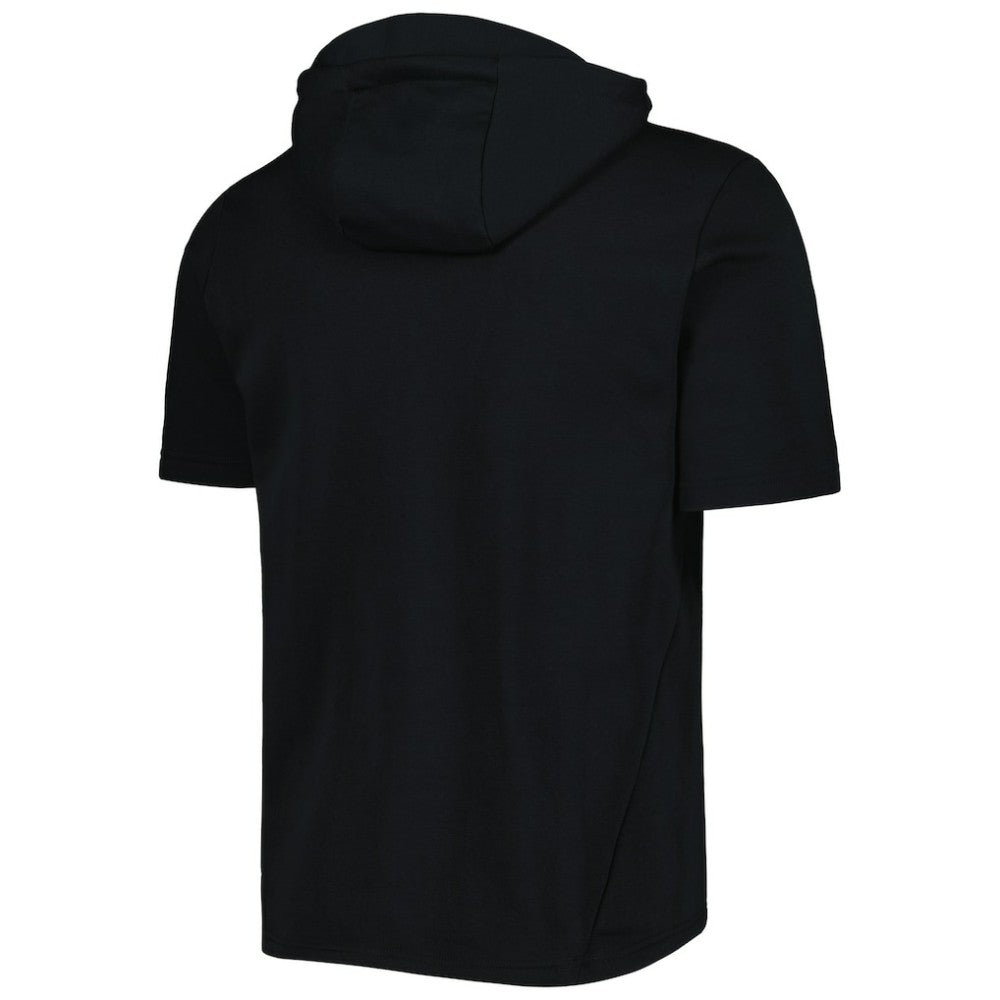 Black Chicago White Sox Levelwear Recruit Full-Zip Short Sleeve Hoodie
