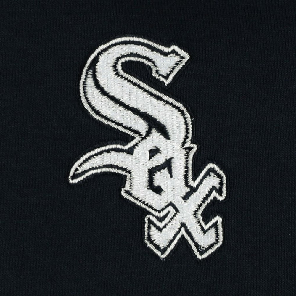 Black Chicago White Sox Levelwear Recruit Full-Zip Short Sleeve Hoodie