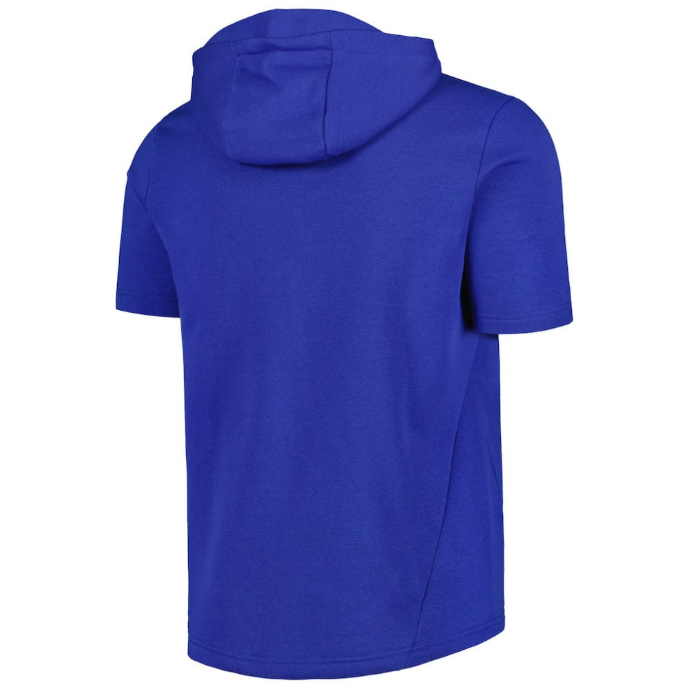 Royal Chicago Cubs Levelwear Recruit Full-Zip Short Sleeve Hoodie