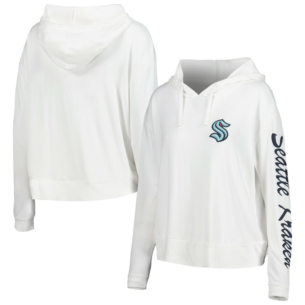 NHL Seattle Kraken Concepts Sport Women's Accord Hacci Long Sleeve Hoodie Top
