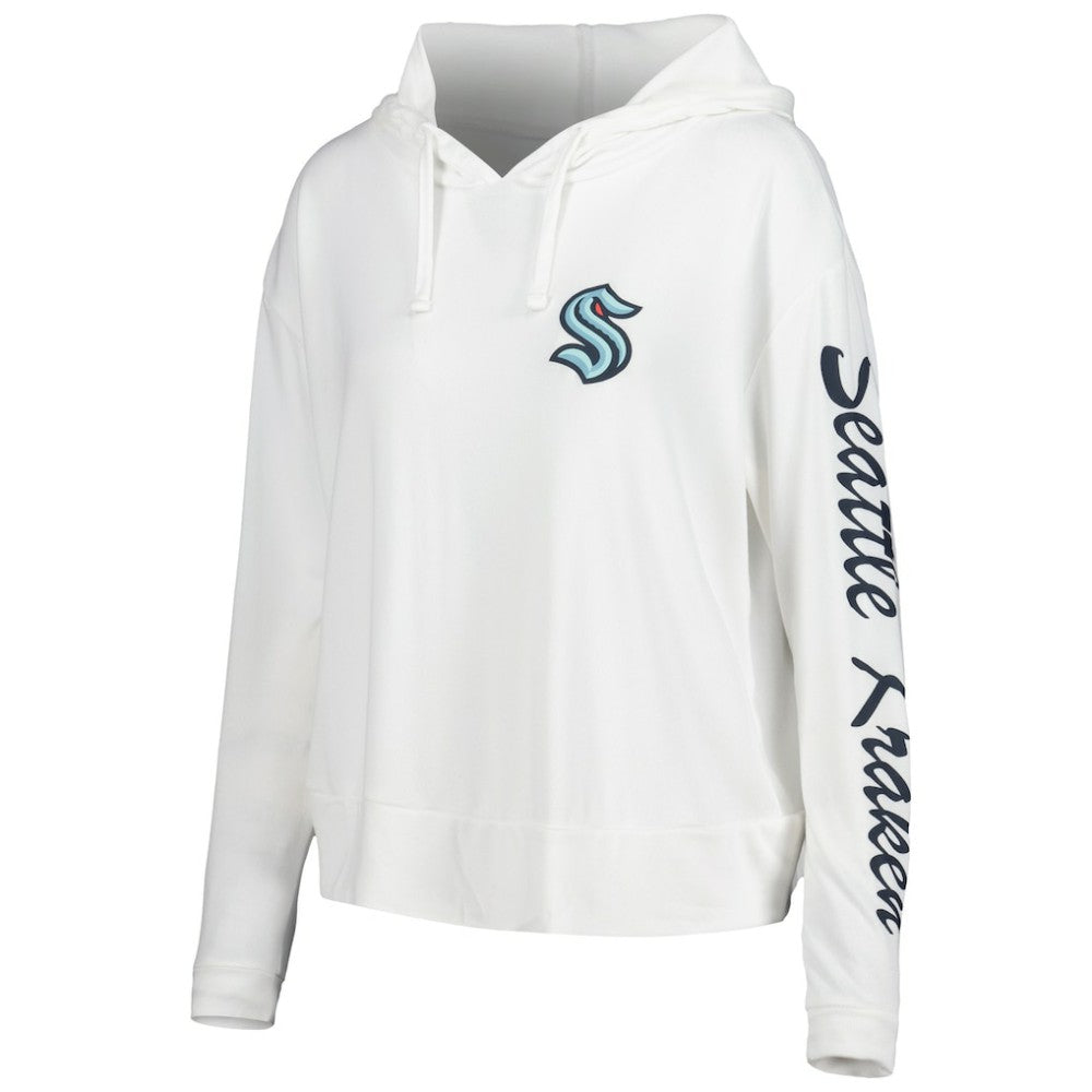 NHL Seattle Kraken Concepts Sport Women's Accord Hacci Long Sleeve Hoodie Top