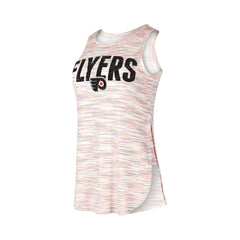 NHL Philadelphia Flyers Concepts Sport Women's Sunray Multicolor Tri-Blend Tank Top
