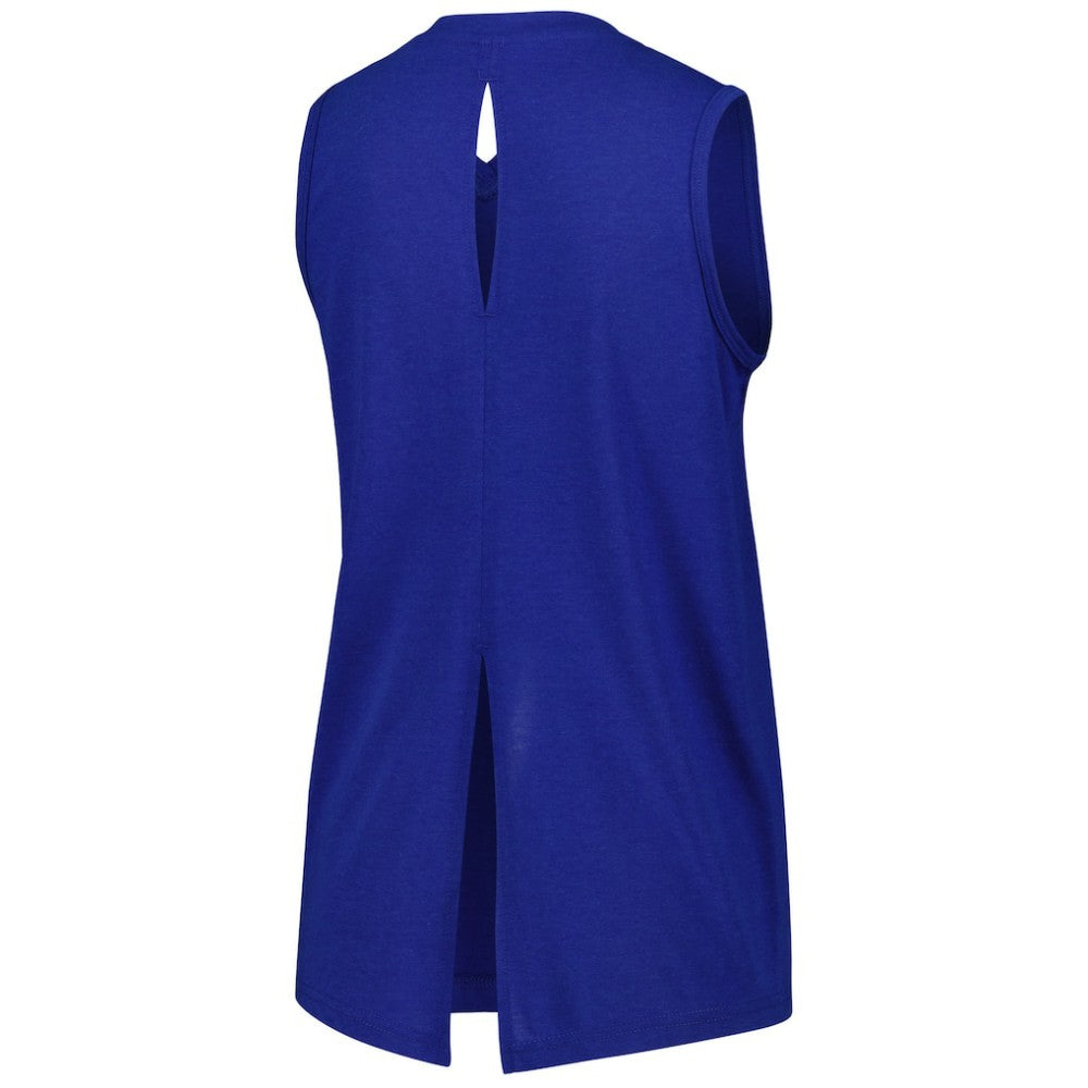 Royal Chicago Cubs Levelwear Women's Paisley Chase V-Neck Tank Top
