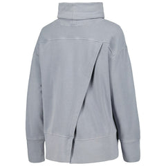 Heather Gray Chicago Cubs Levelwear Women's Sunset Farm Team Pullover Sweatshirt