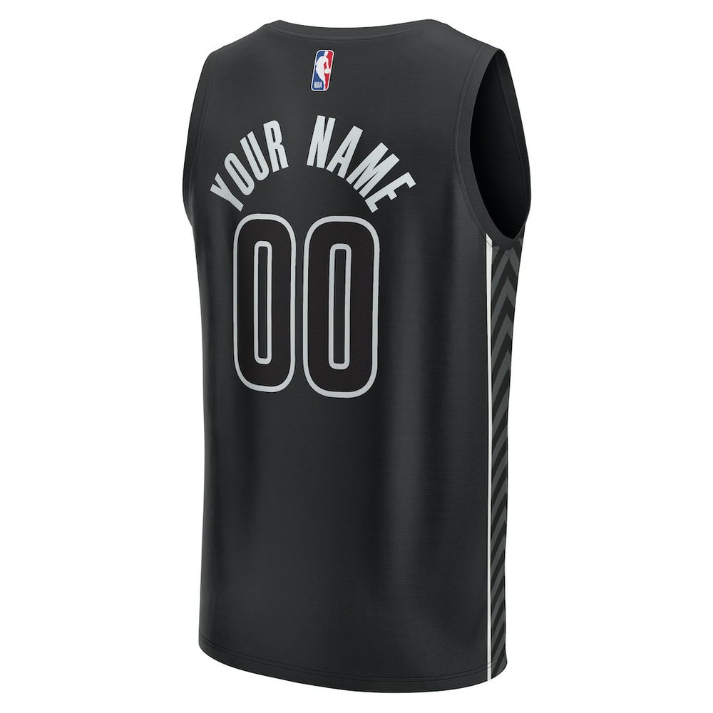 Fanatics Brooklyn Nets Youth Fast Break Replica Custom Jersey