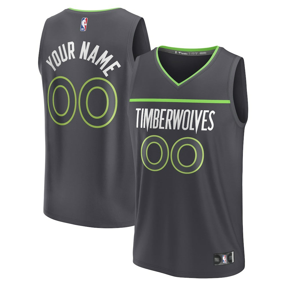 Fanatics Minnesota Timberwolves Youth Custom Fast Break Jersey