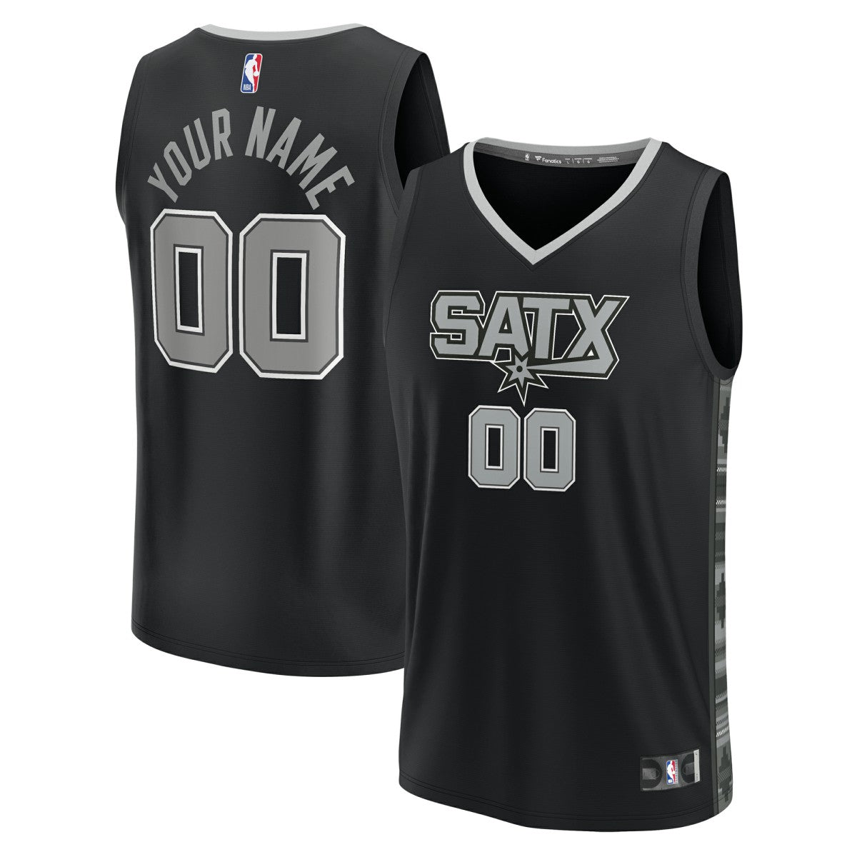 Fanatics San Antonio Spurs Youth Fast Break Replica Custom Jersey