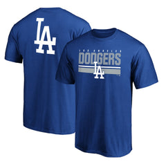Royal Los Angeles Dodgers End Game Team Wordmark T-Shirt