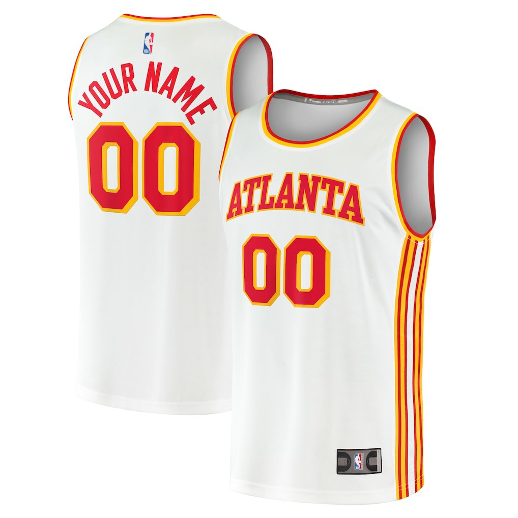 Fanatics Atlanta Hawks Fast Break Custom Replica Jersey