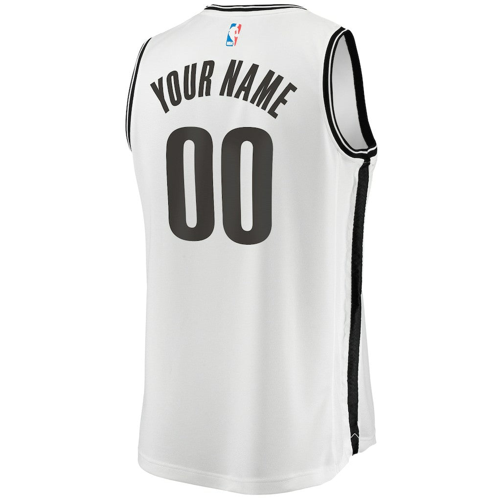 Fanatics Brooklyn Nets Fast Break Custom Replica Jersey