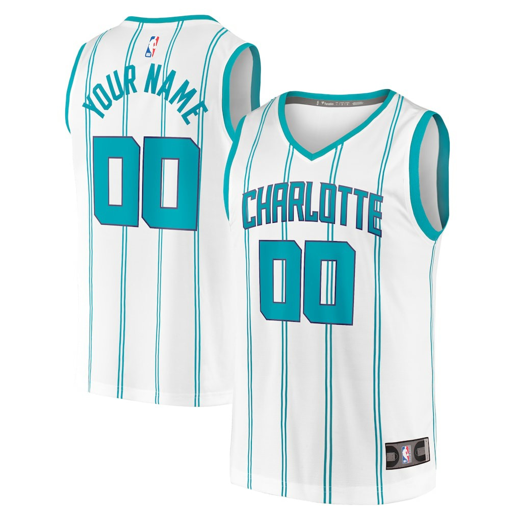 Fanatics Charlotte Hornets Fast Break Custom Replica Jersey