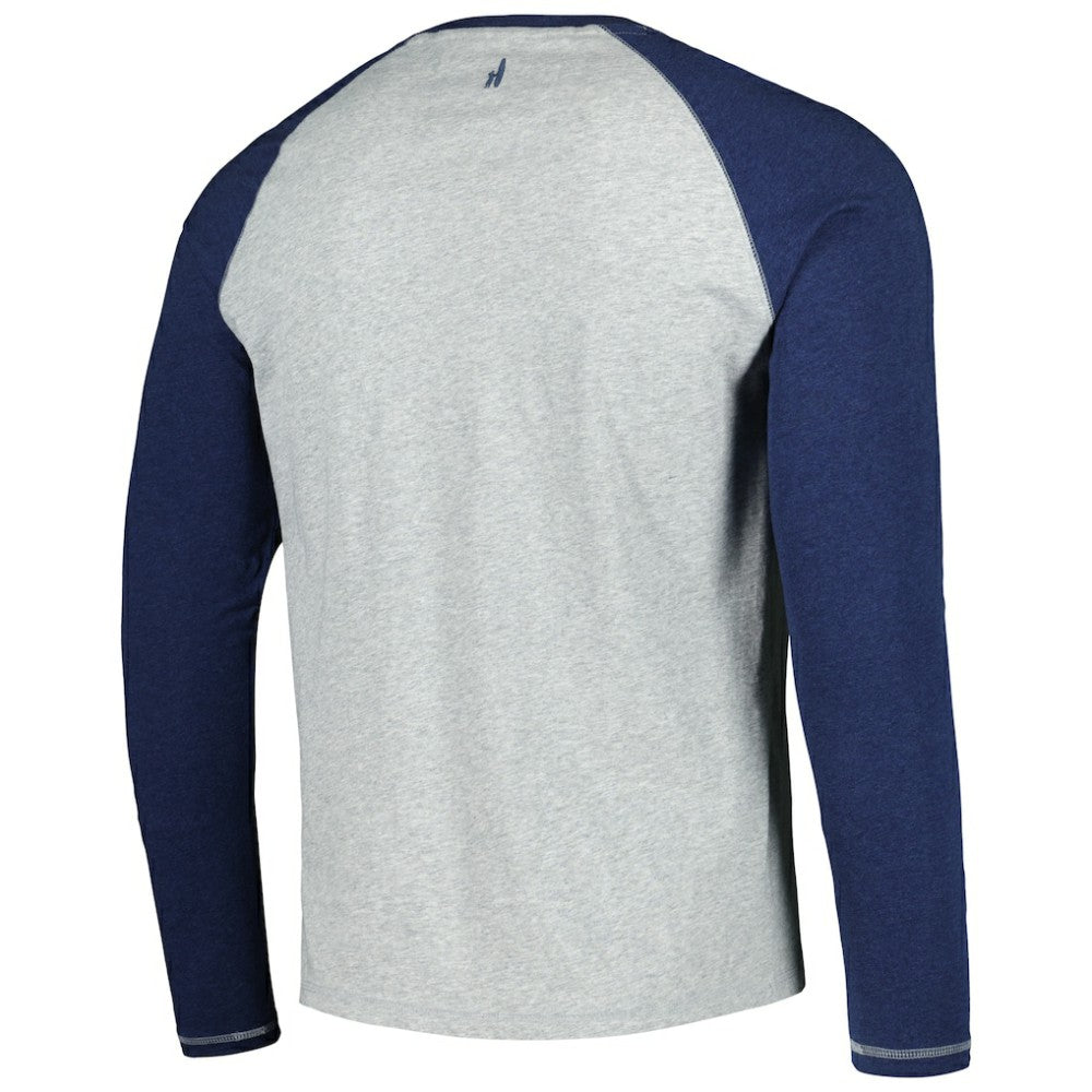 Navy/Heather Gray Boston Red Sox johnnie-O Alsen Raglan Long Sleeve T-Shirt