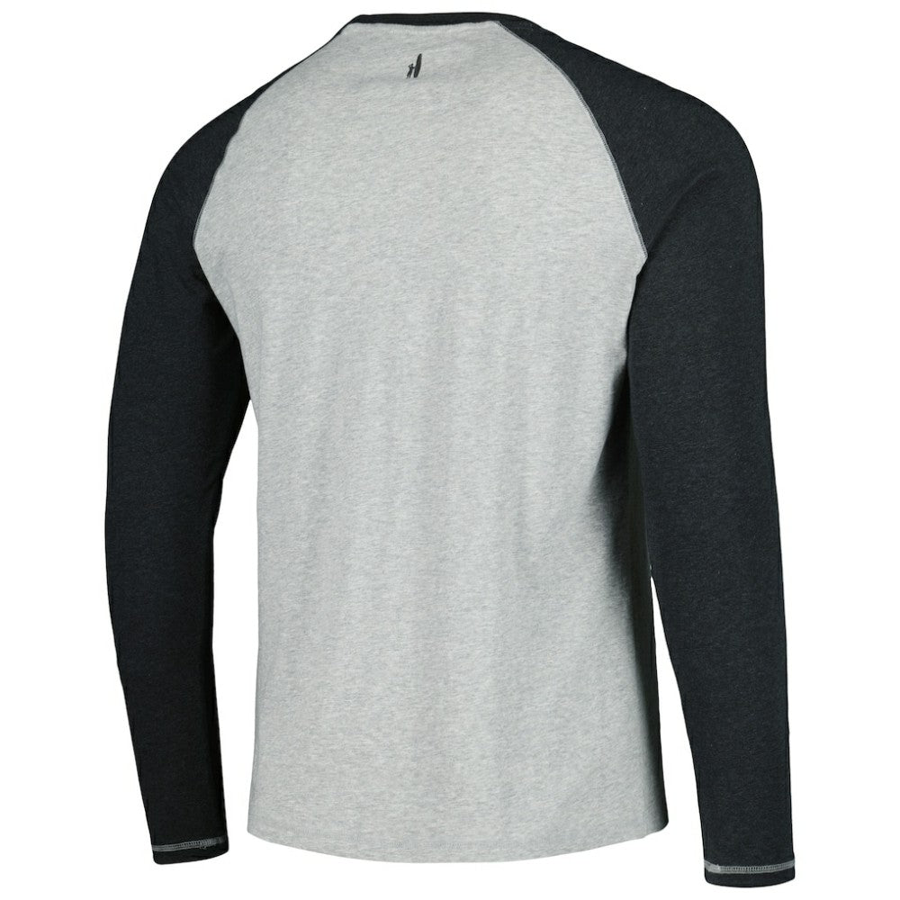 Charcoal/Heather Gray Chicago White Sox johnnie-O Alsen Raglan Long Sleeve T-Shirt
