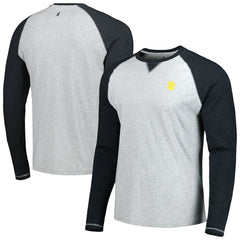 Charcoal/Heather Gray San Diego Padres johnnie-O Alsen Raglan Long Sleeve T-Shirt