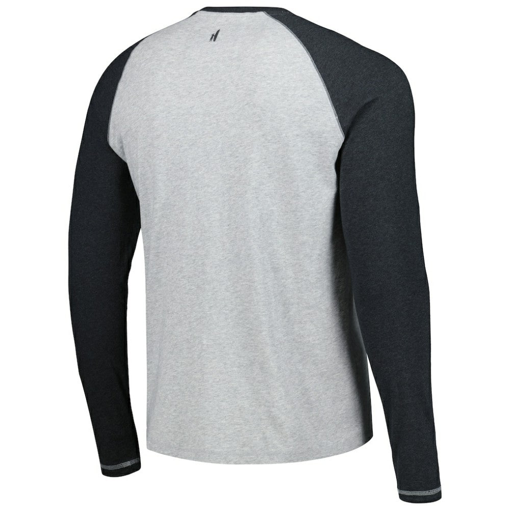Charcoal/Heather Gray San Diego Padres johnnie-O Alsen Raglan Long Sleeve T-Shirt