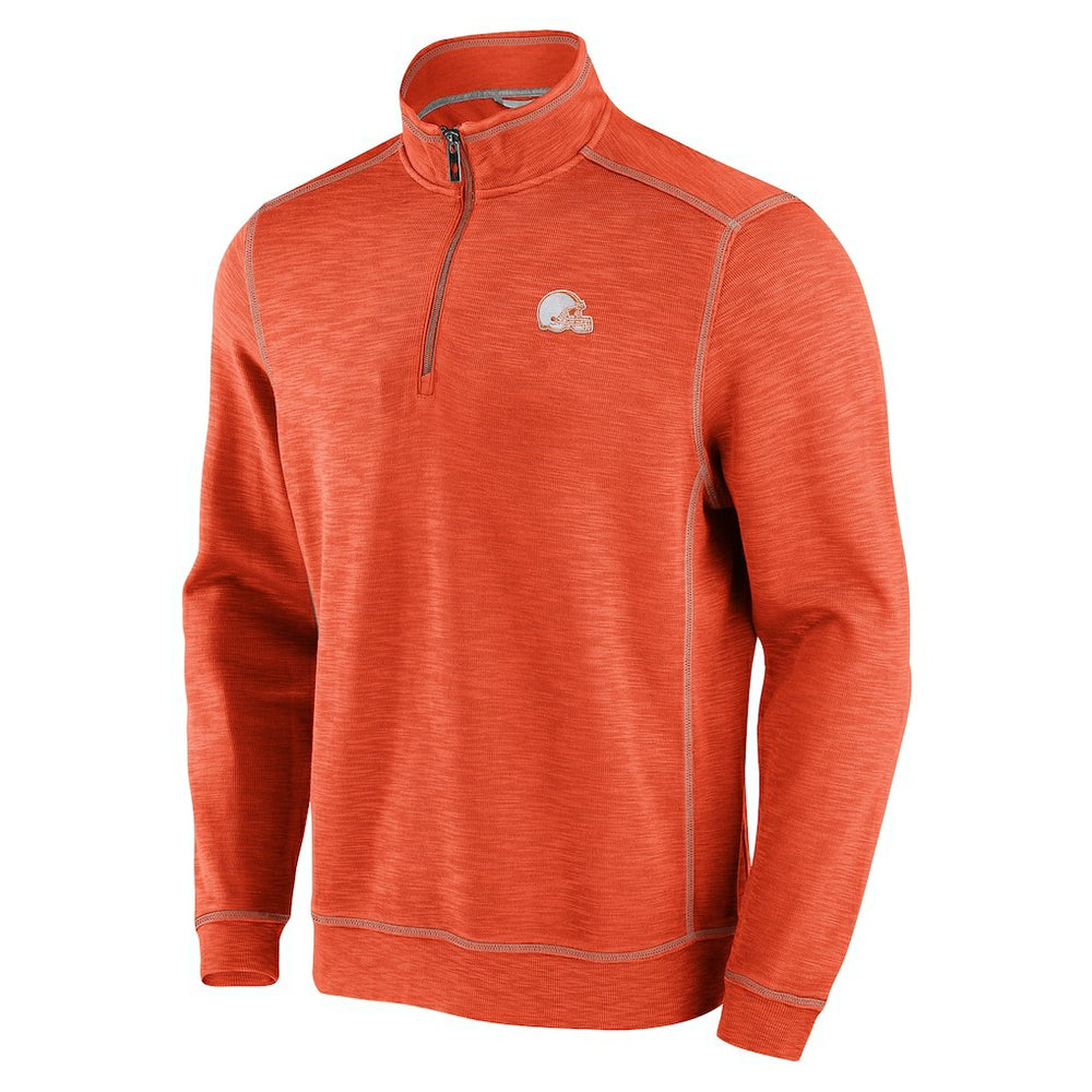Tobago Bay Tri-Blend Half-Zip Sweatshirt - Cleveland Browns Sweatshirts