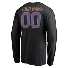 Black Arizona Diamondbacks Personalized Cooperstown Collection Winning Streak Long Sleeve T-Shirt