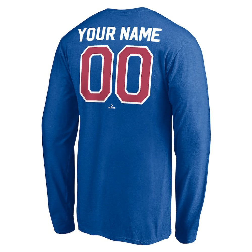 Royal Atlanta Braves Personalized Cooperstown Collection Winning Streak Long Sleeve T-Shirt