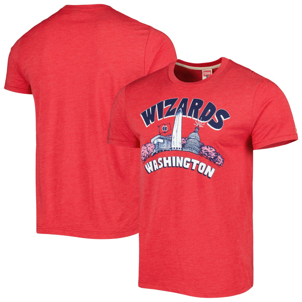 Washington Wizards Homage Unisex Hometown Hyper Local Tri-Blend T-Shirt