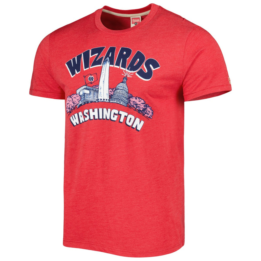 Washington Wizards Homage Unisex Hometown Hyper Local Tri-Blend T-Shirt