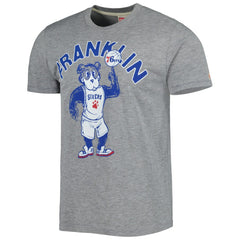 Philadelphia 76ers Homage Unisex Team Mascot Tri-Blend T-Shirt
