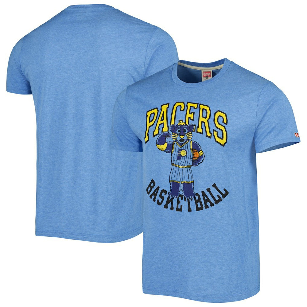 Indiana Pacers Homage Unisex Team Mascot Tri-Blend T-Shirt