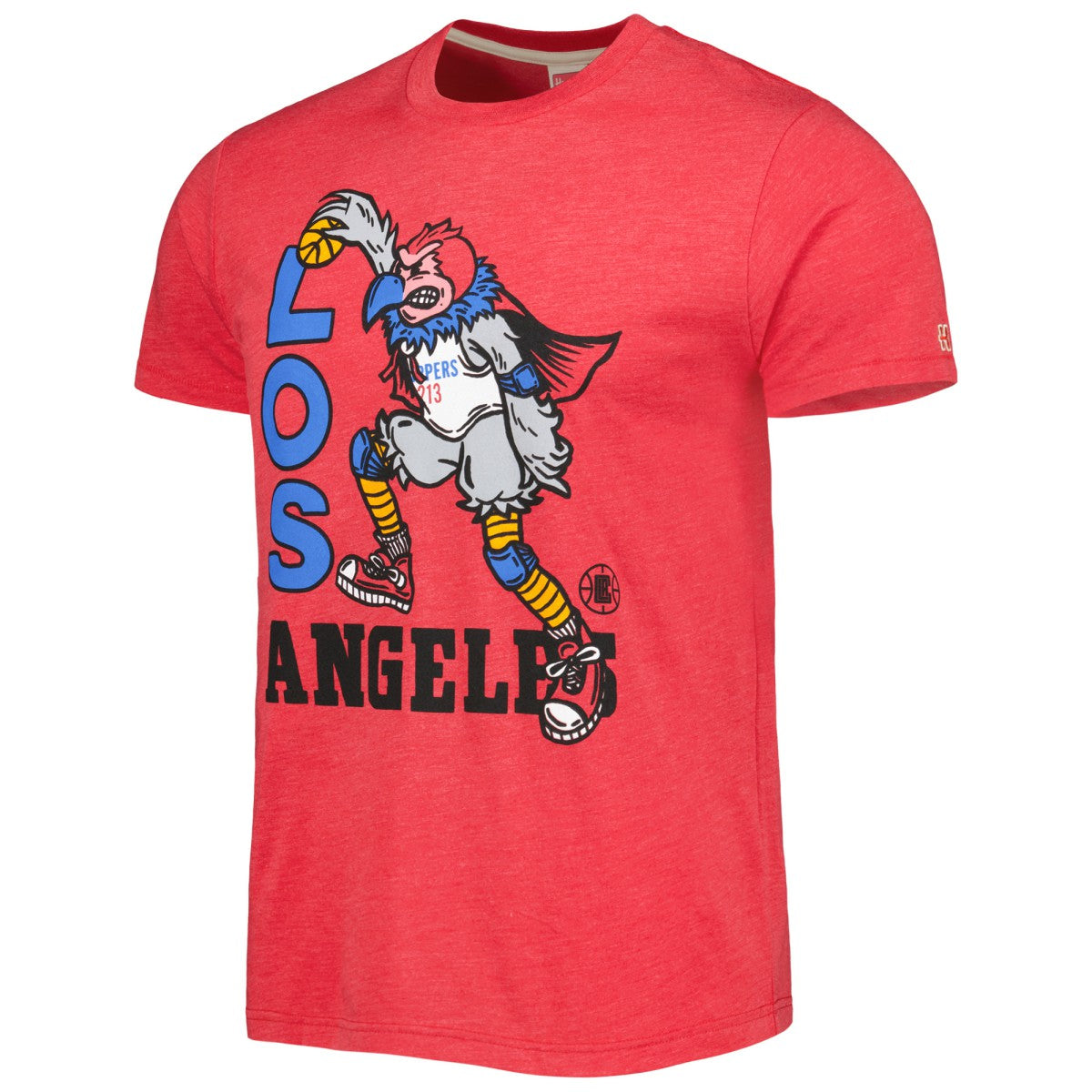 LA Clippers Homage Unisex Team Mascot Tri-Blend T-Shirt