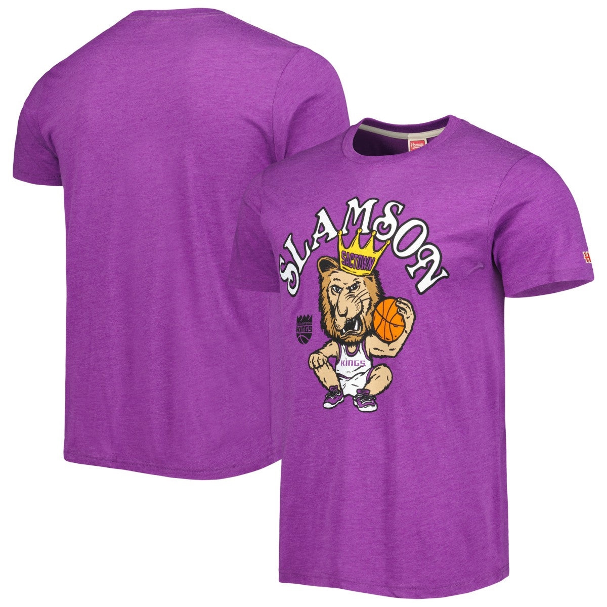 Sacramento Kings Homage Unisex Team Mascot Tri-Blend T-Shirt