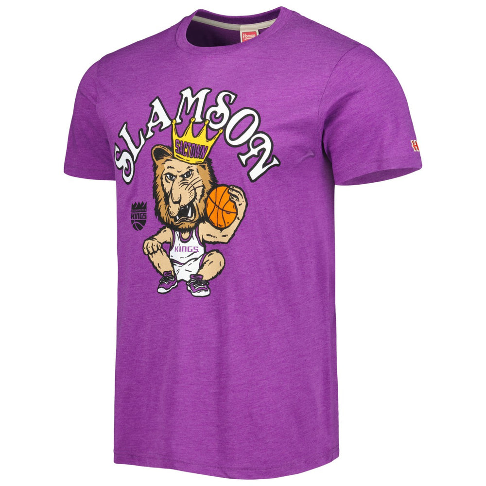 Sacramento Kings Homage Unisex Team Mascot Tri-Blend T-Shirt