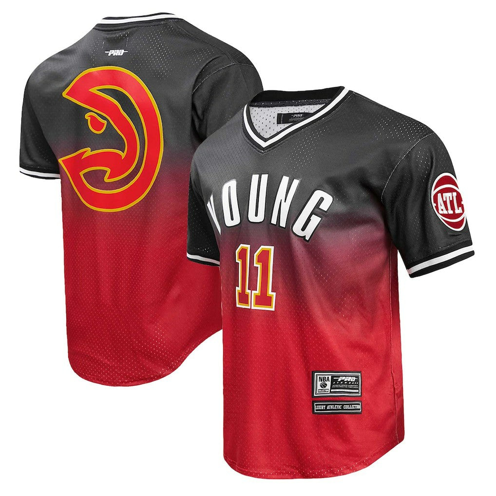 Trae Young Atlanta Hawks Post Ombre Name & Number T-Shirt