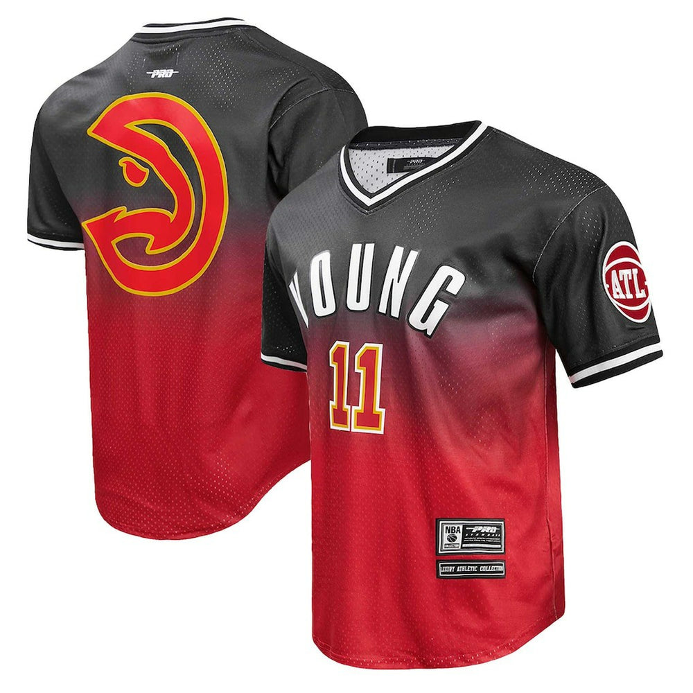 Trae Young Atlanta Hawks Post Ombre Name & Number T-Shirt