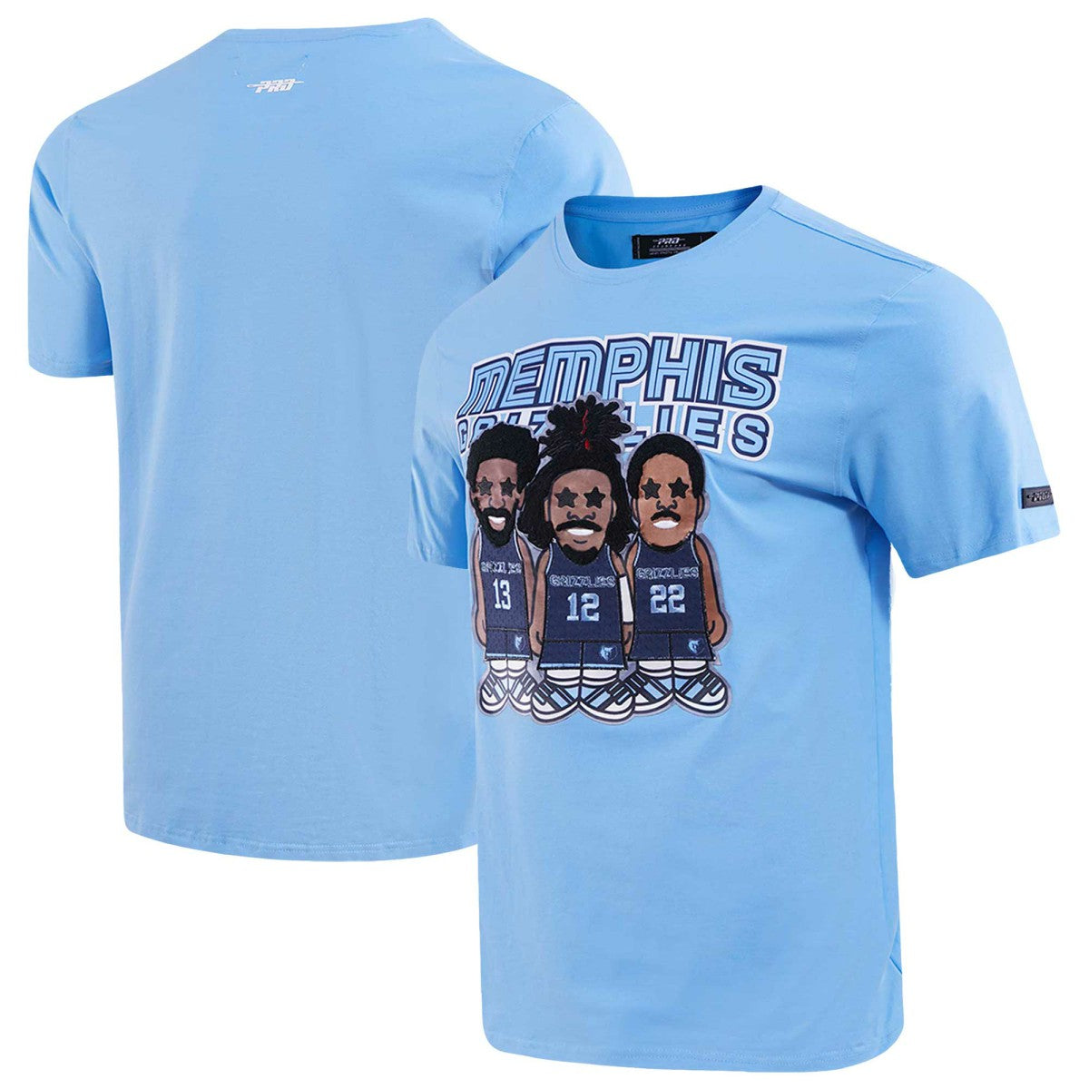 Jaren Jackson Jr., Ja Morant, Desmond Bane Memphis Grizzlies Pro Standard Multi Lineup T-Shirt