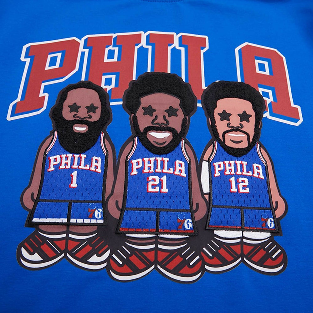 Joel Embiid, Tobias Harris, James Harden Philadelphia 76ers Pro Standard Multi Lineup T-Shirt
