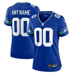 Women's Throwback Custom Jersey - Seattle Seahawks Jerseys