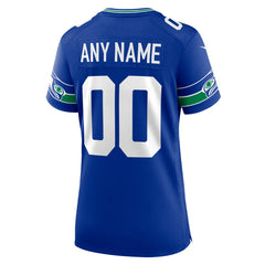 Women's Throwback Custom Jersey - Seattle Seahawks Jerseys