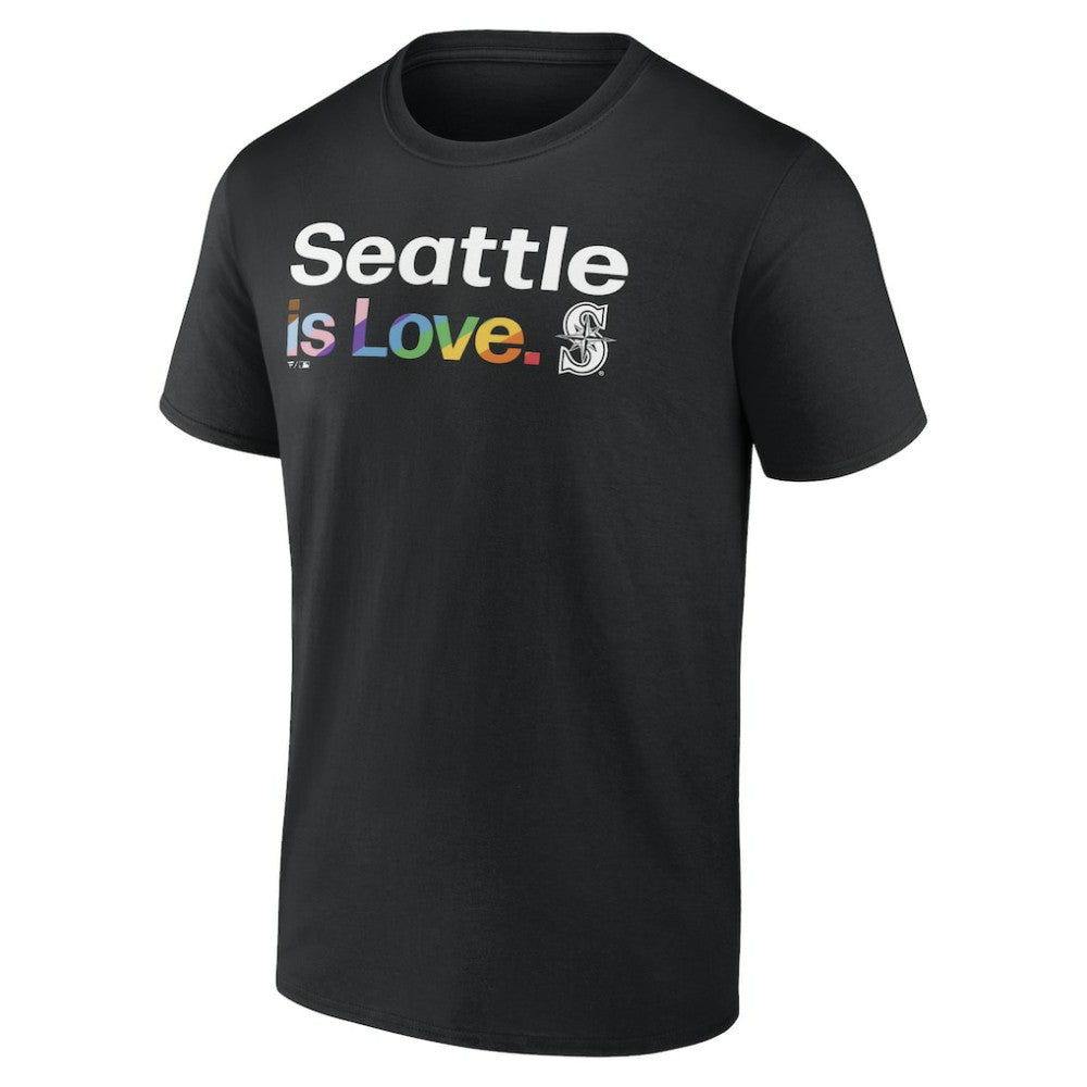 Black Seattle Mariners City Pride T-Shirt