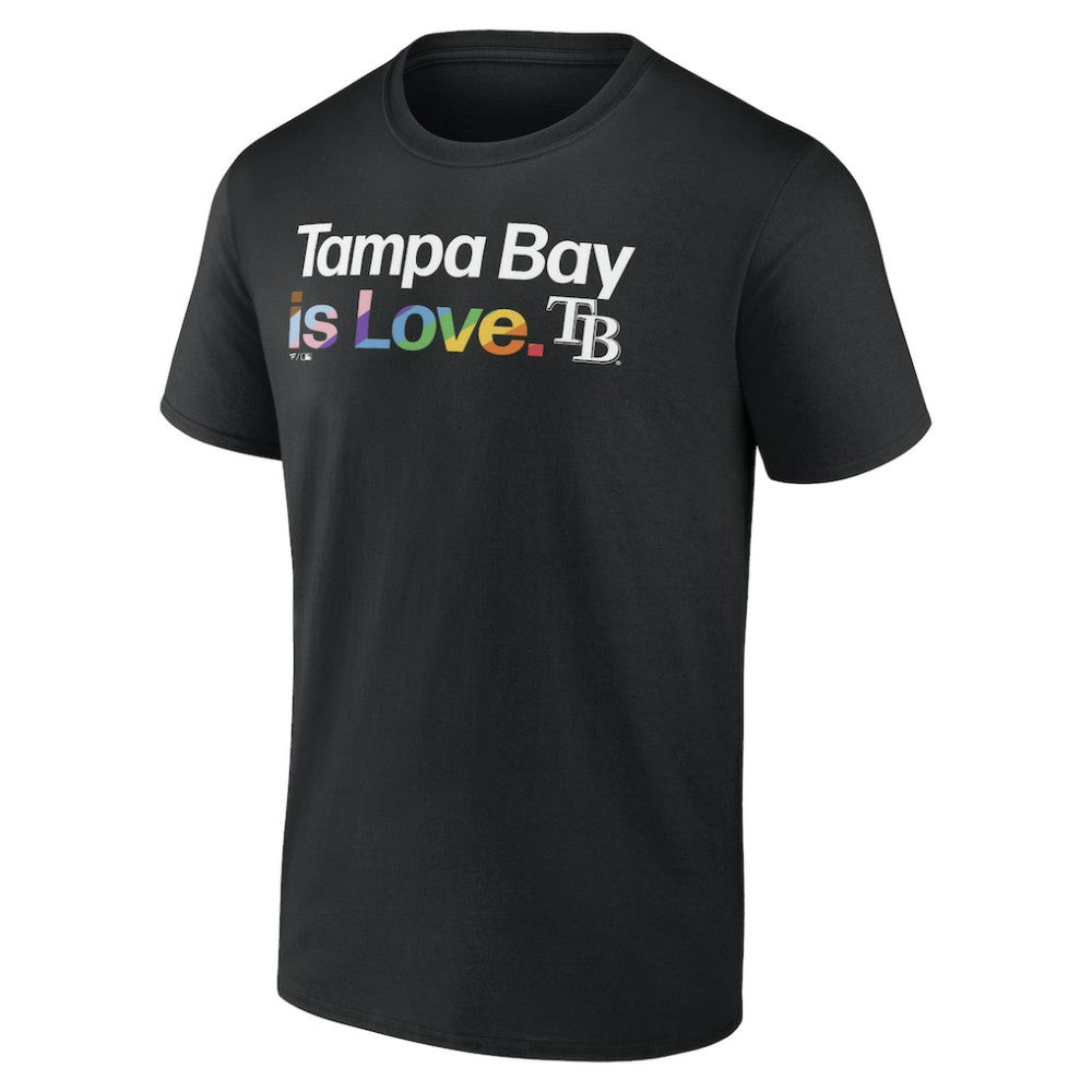 Black Tampa Bay Rays City Pride T-Shirt