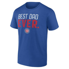 Royal Chicago Cubs Best Dad Ever T-Shirt