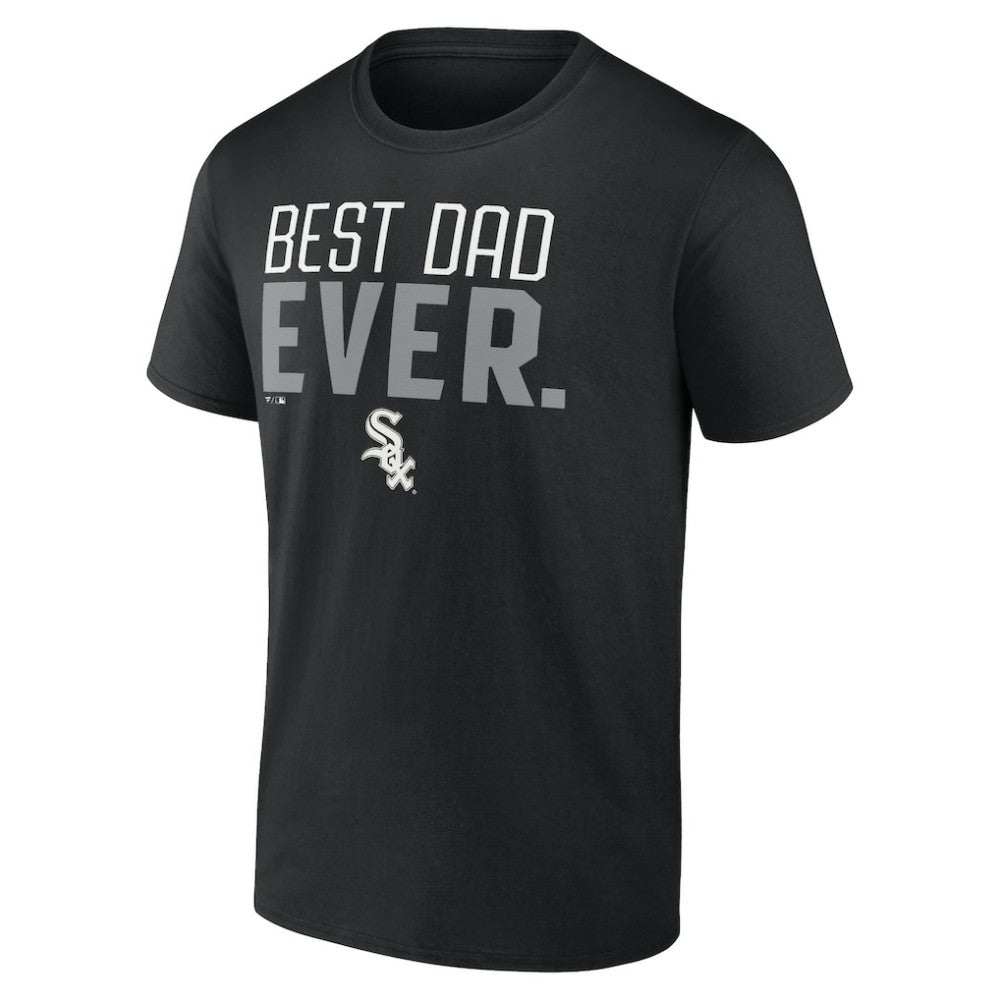 Black Chicago White Sox Best Dad Ever T-Shirt