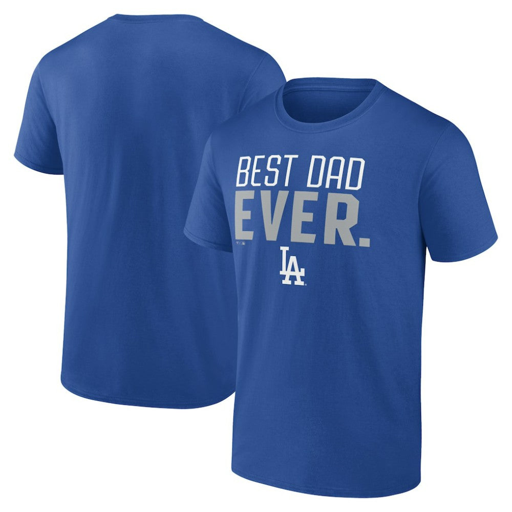Royal Los Angeles Dodgers Best Dad Ever T-Shirt
