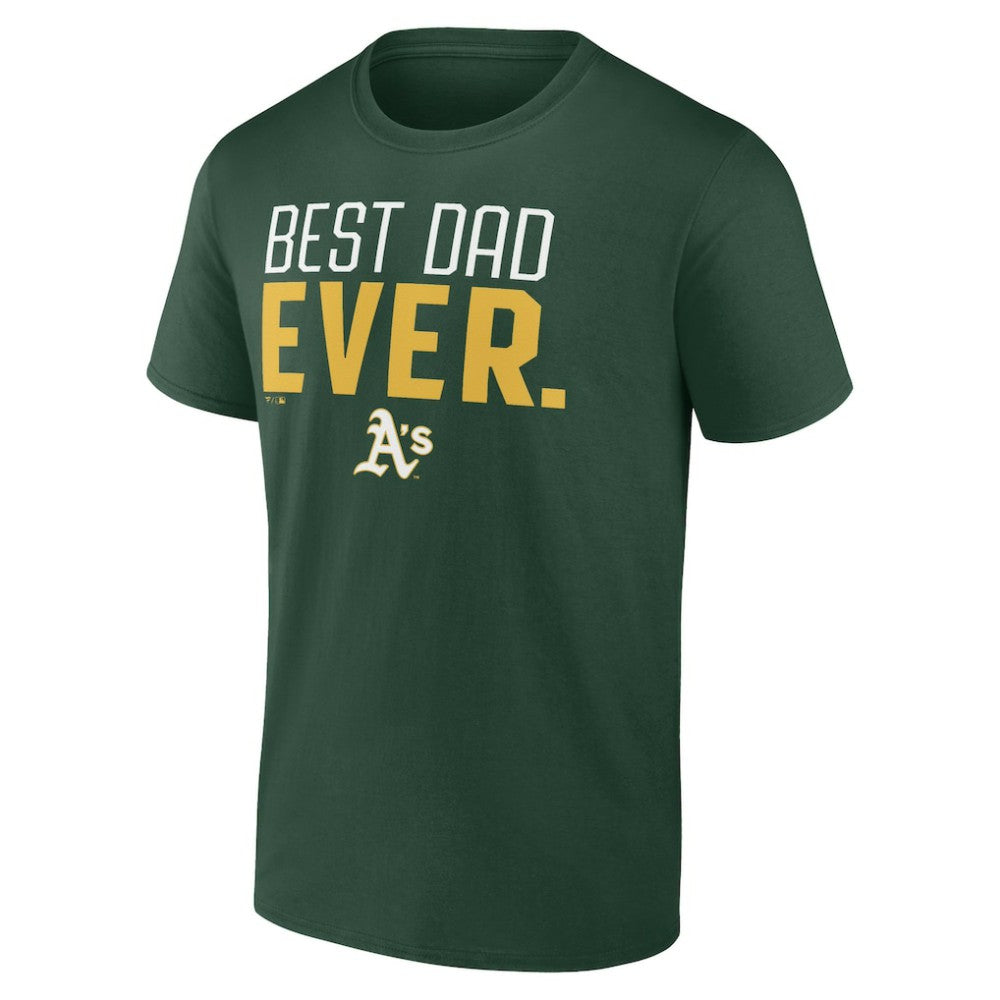 Green Athletics Best Dad Ever T-Shirt