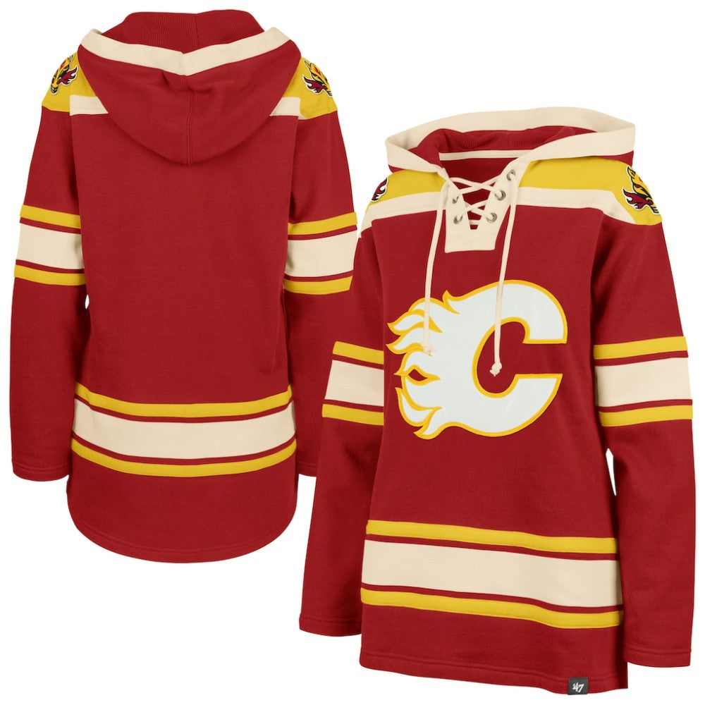 NHL Calgary Flames '47 Women's Superior Lacer Pullover Hoodie