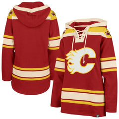 NHL Calgary Flames '47 Women's Superior Lacer Pullover Hoodie