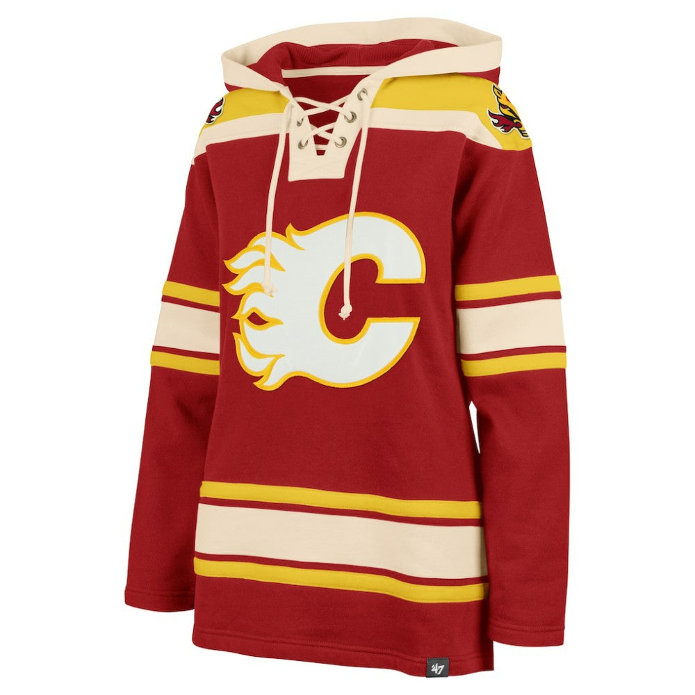 NHL Calgary Flames '47 Women's Superior Lacer Pullover Hoodie