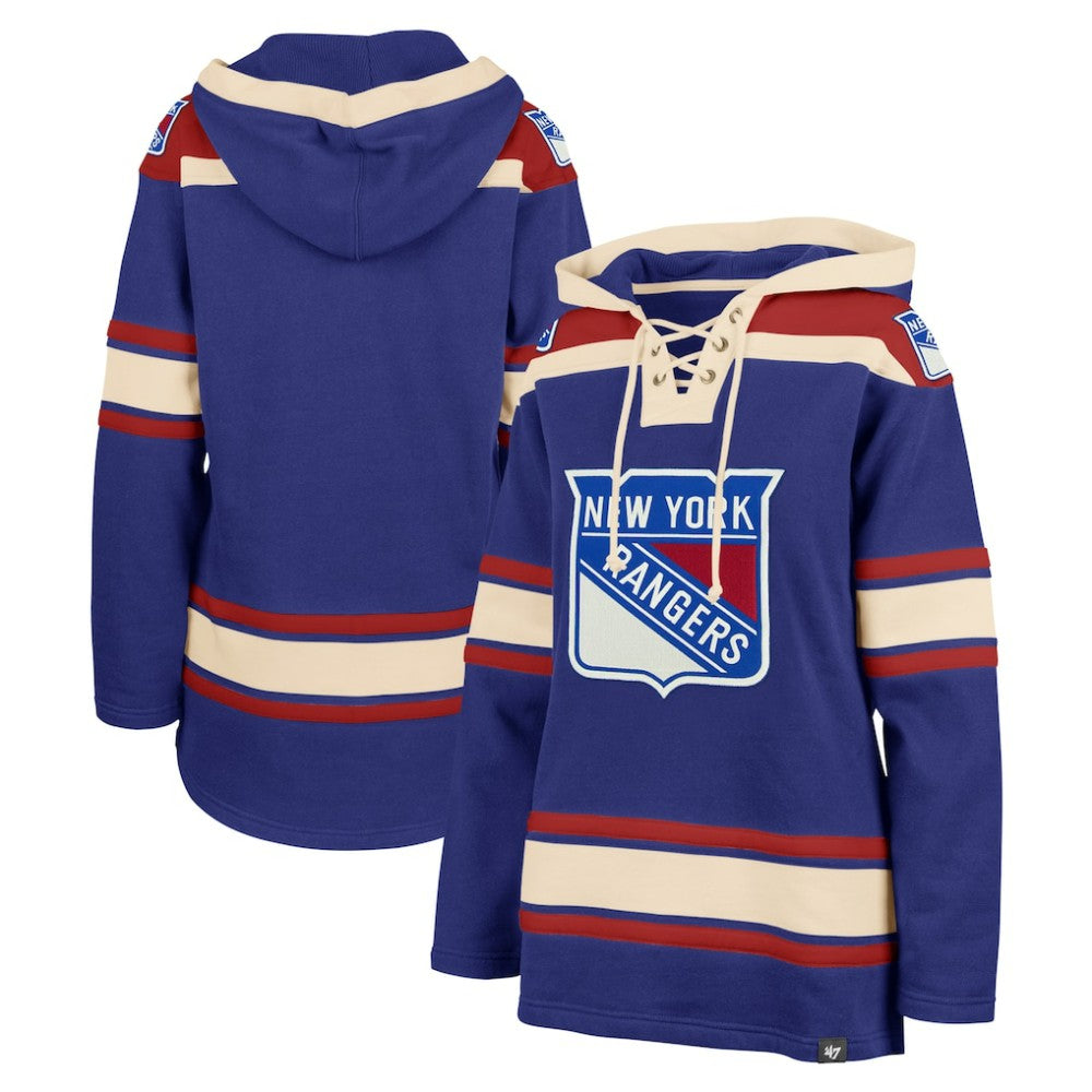 NHL New York Rangers '47 Women's Superior Lacer Pullover Hoodie